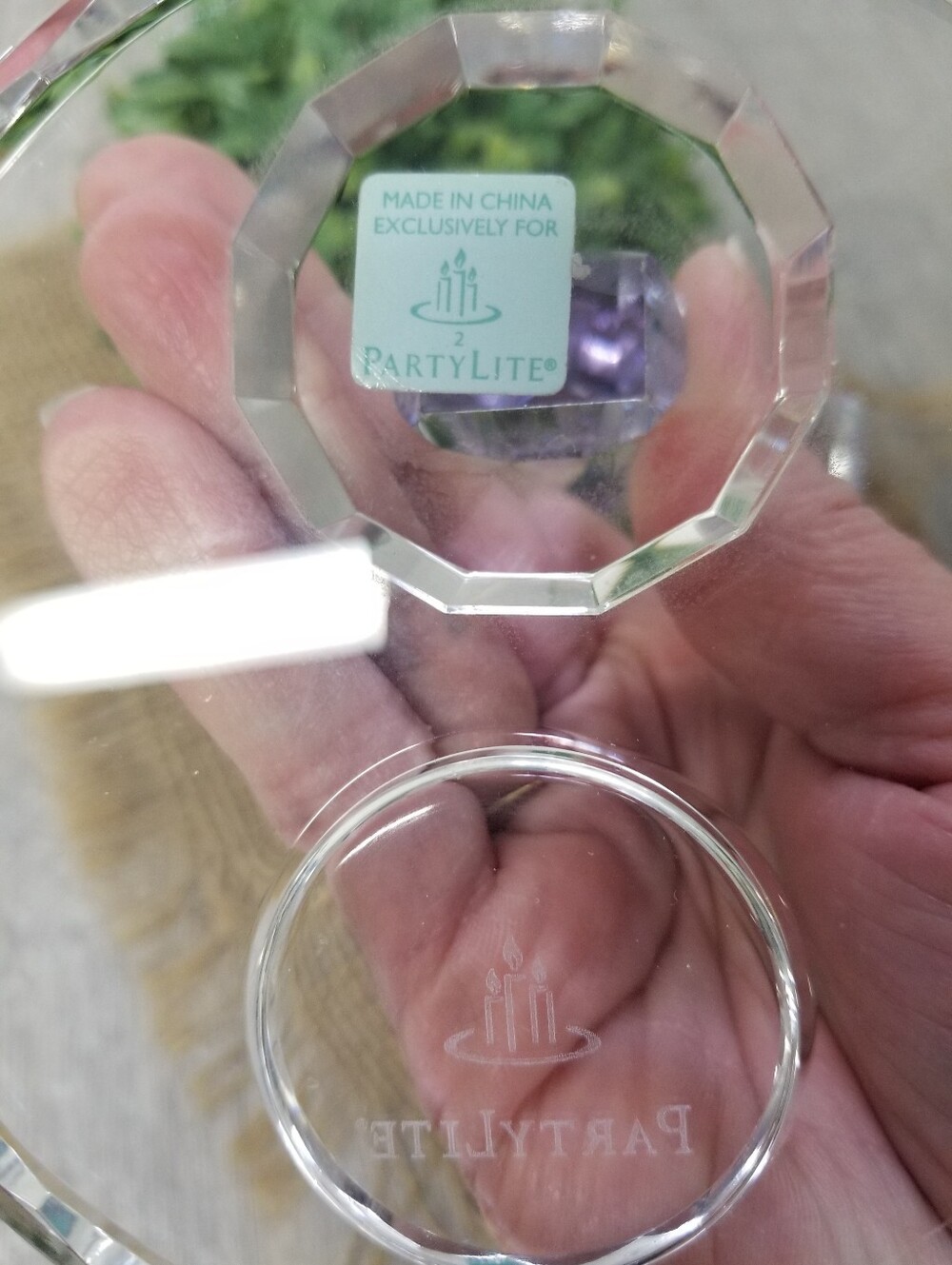 Crystal Cross Tealight Holder - Picture 8 of 11